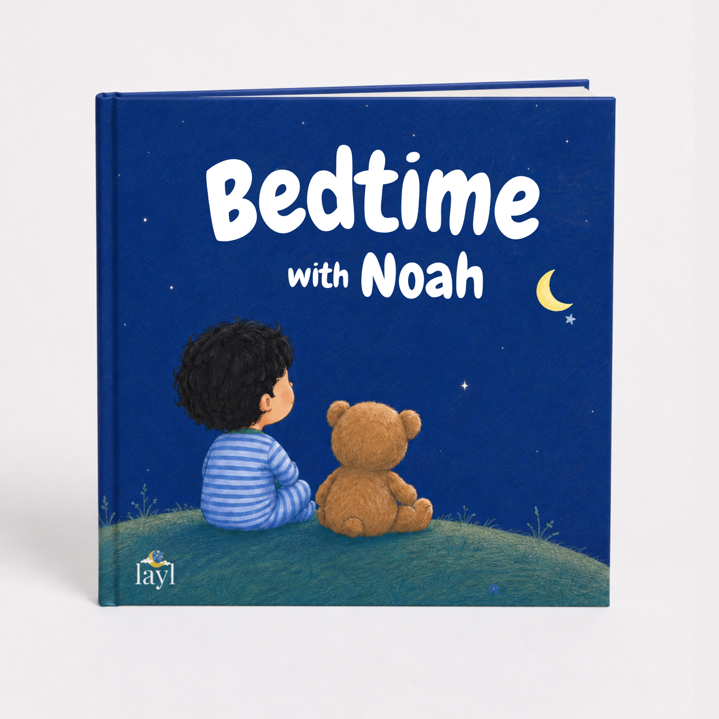 personalised islamic bedtime book, muslim bedtime story book, islamic bedtime book for kids