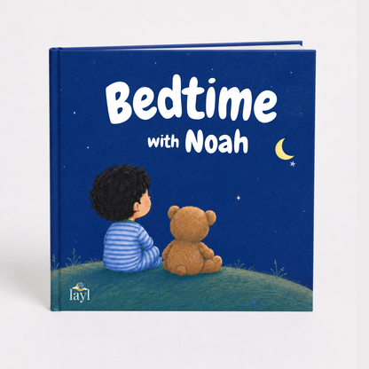 personalised islamic bedtime book, muslim bedtime story book, islamic bedtime book for kids