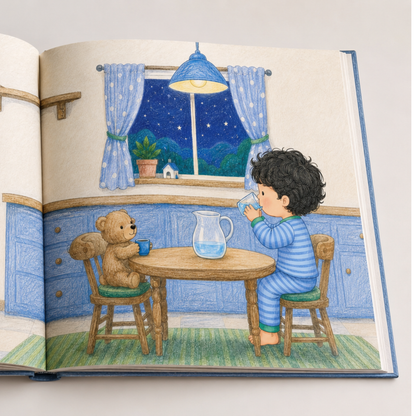 personalised islamic bedtime book, muslim bedtime story book, islamic bedtime book for kids