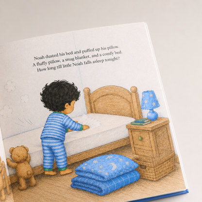 personalised islamic bedtime book, muslim bedtime story book, islamic bedtime book for kids