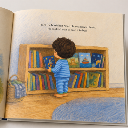 personalised islamic bedtime book, muslim bedtime story book, islamic bedtime book for kids