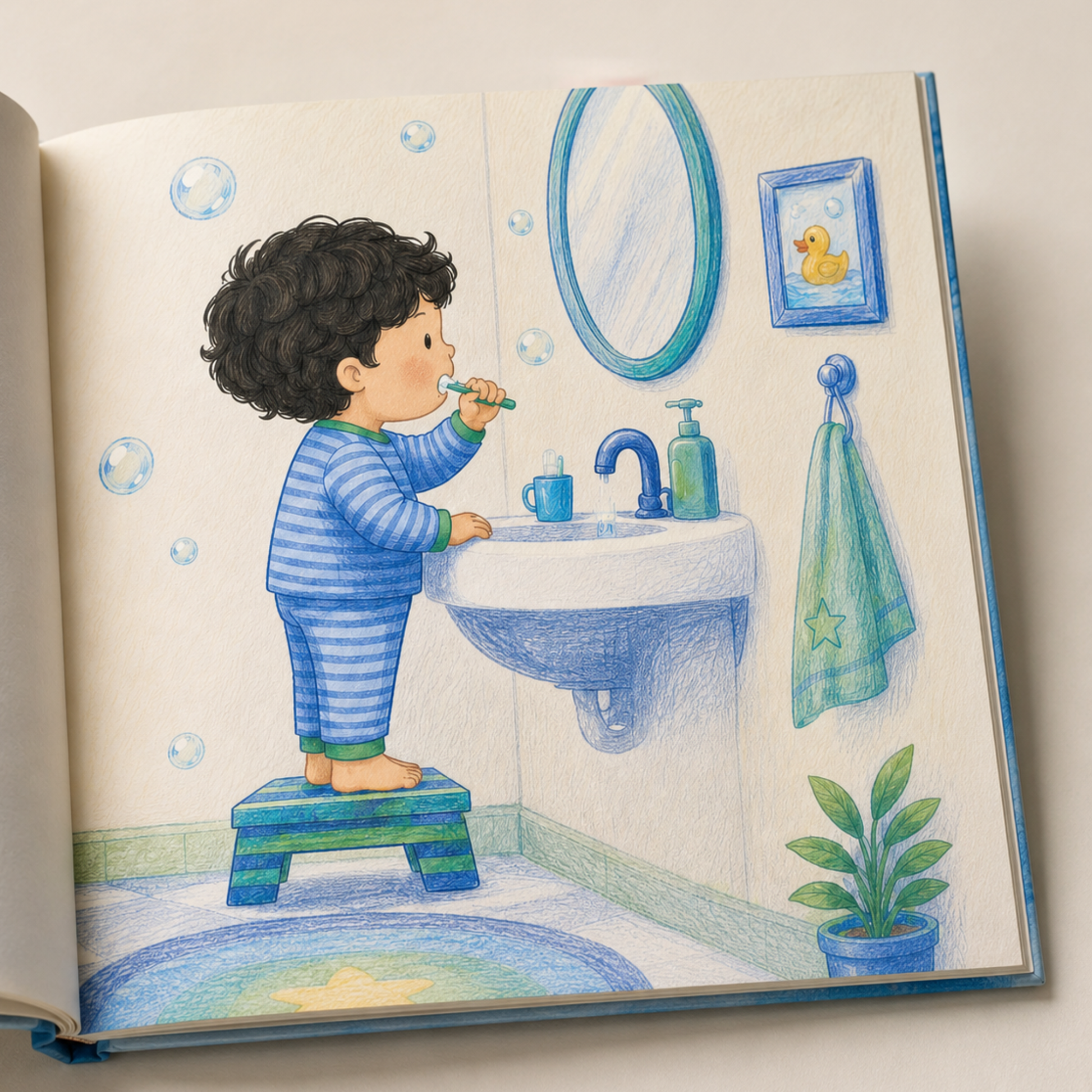 personalised islamic bedtime book, muslim bedtime story book, islamic bedtime book for kids
